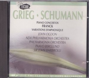 GREIG-SCHUMANN: PIANO CONCERTOS (CD) GREIG-SCHUMANN: PIANO CONCERTOS (CD)
