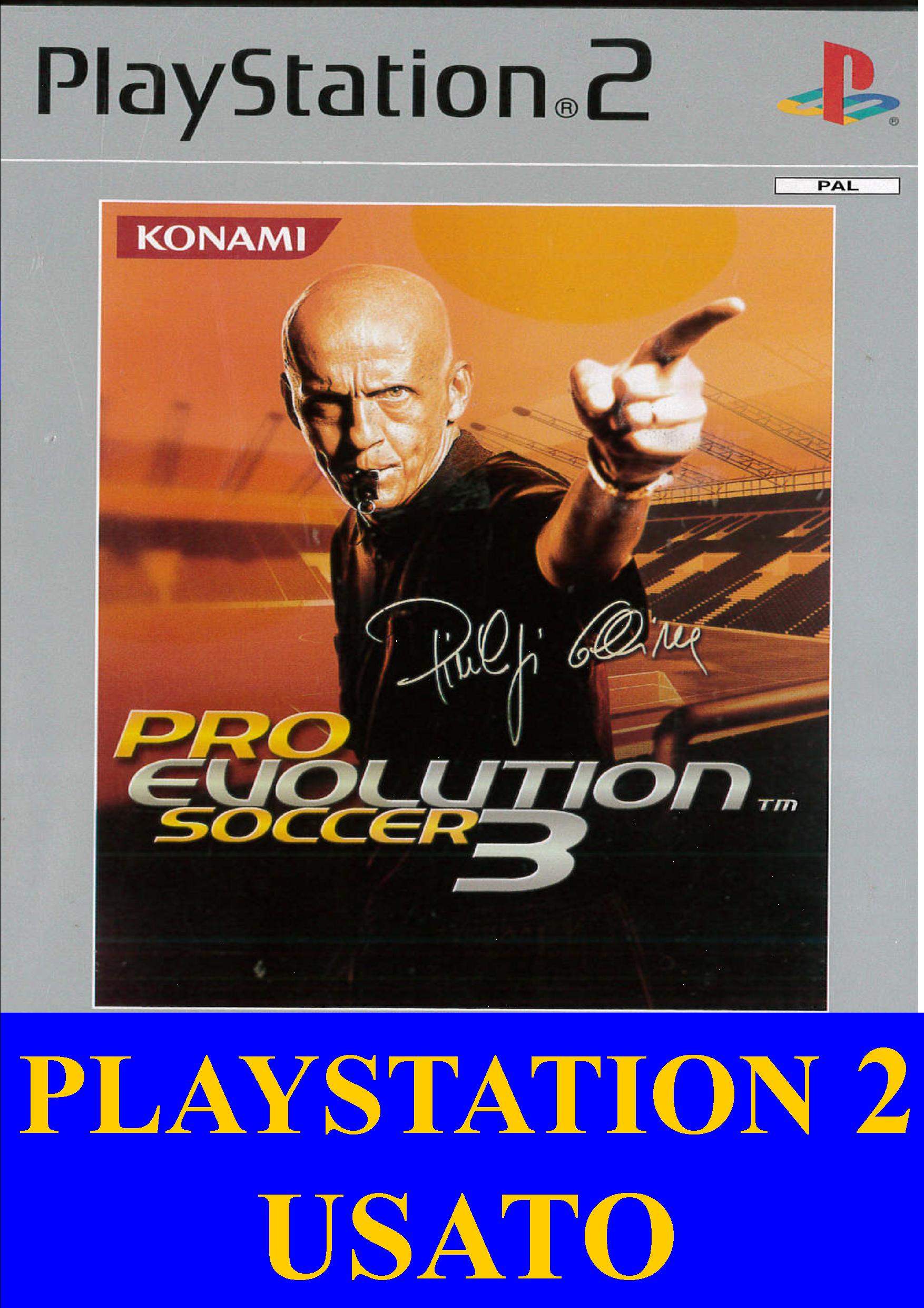 PRO EVOLUTION SOCCER 3 PLATINUM PS2 USATO - Click Image to Close