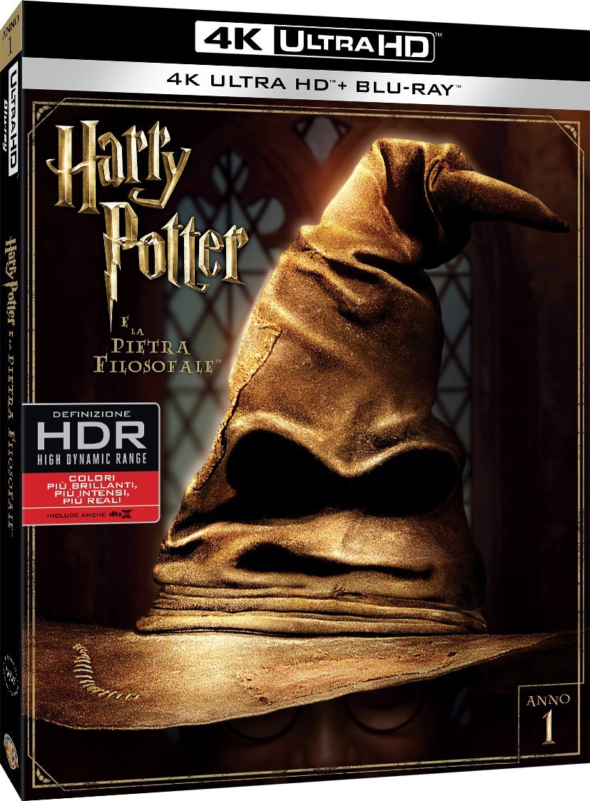 HARRY POTTER E LA PIETRA FILOSOFALE (4K ULTRA HD+BLU-RAY) HARRY POTTER E LA PIETRA FILOSOFALE (4K ULTRA HD+BLU-RAY)