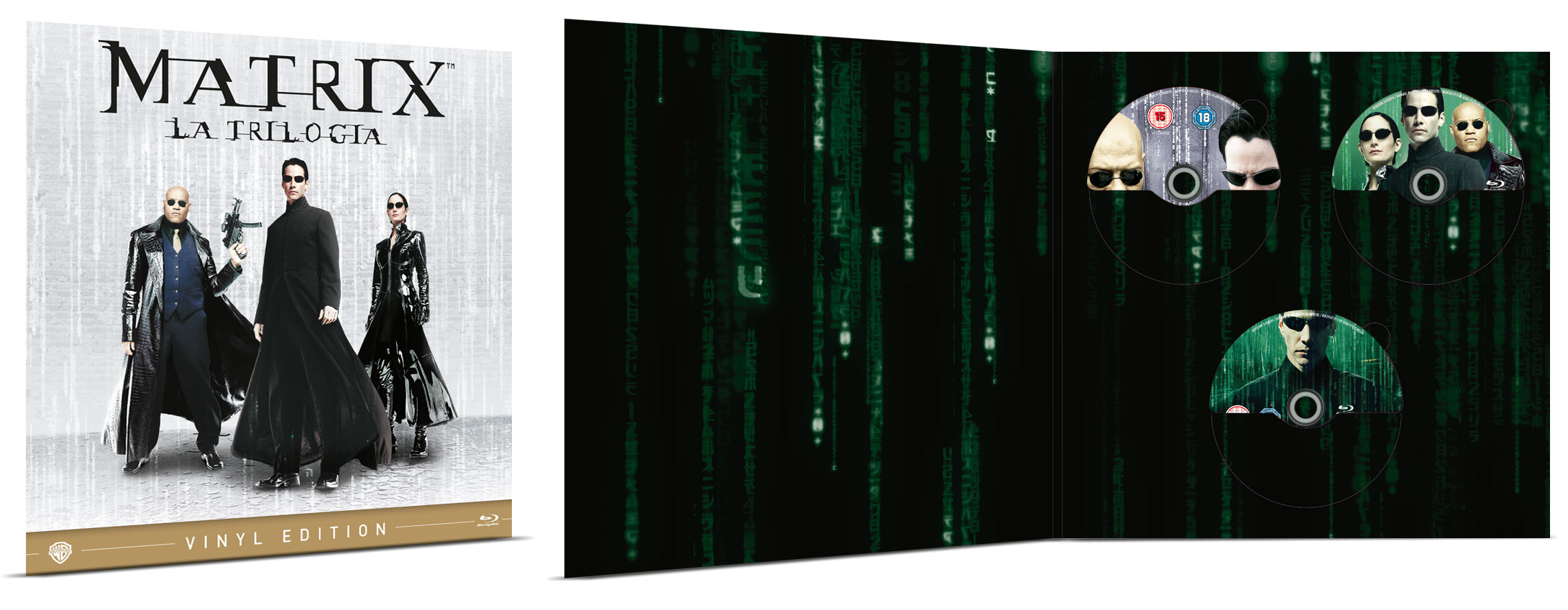 COF.MATRIX - LA TRILOGIA VINYL EDITION (3 BLU-RAY) COF.MATRIX - LA TRILOGIA VINYL EDITION (3 BLU-RAY)