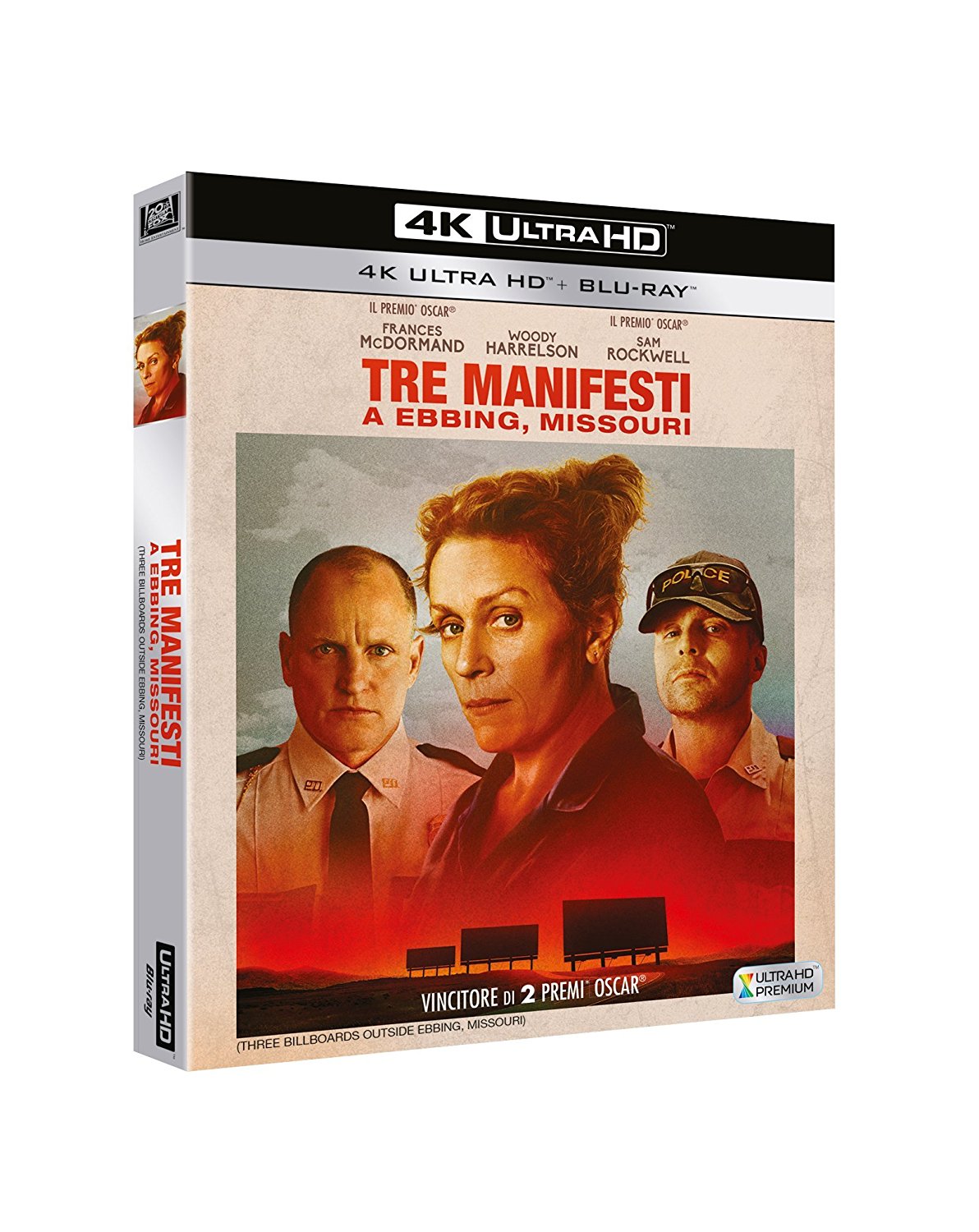 TRE MANIFESTI A EBBING MISSOURI (4K ULTRA HD+BLU-RAY) - Click Image to Close