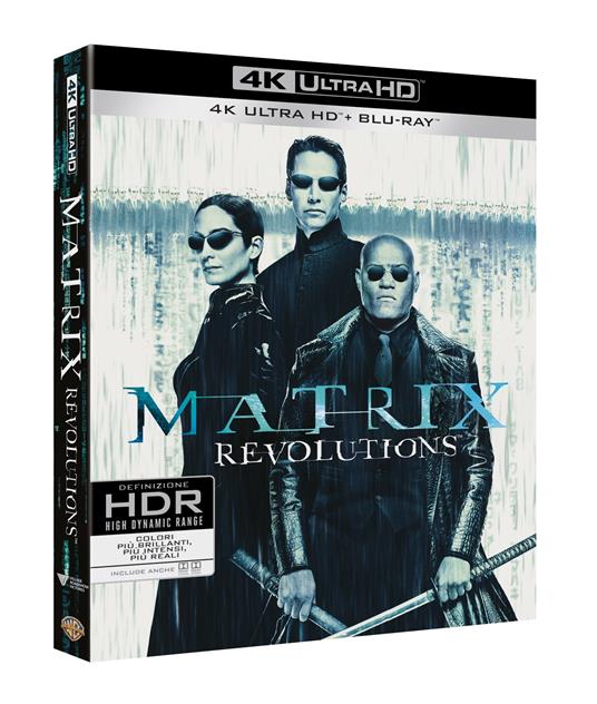 MATRIX REVOLUTIONS (BLU-RAY 4K ULTRA HD+BLU-RAY) MATRIX REVOLUTIONS (BLU-RAY 4K ULTRA HD+BLU-RAY)