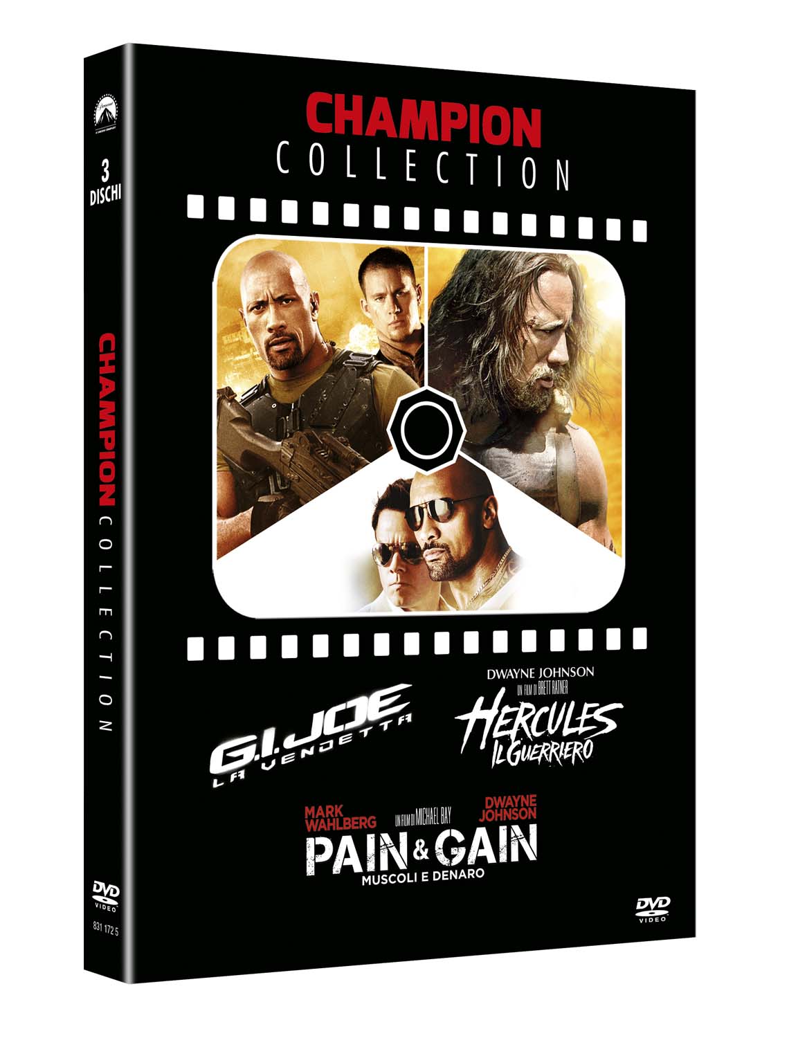 COF.CHAMPION COLLECTION (3 DVD) G.J. JOE + HERCULES - PAIN & GAI