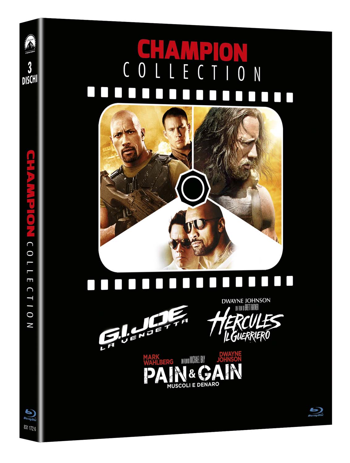 COF.CHAMPION COLLECTION (3 BLU-RAY) G.J. JOE + HERCULES - PAIN &