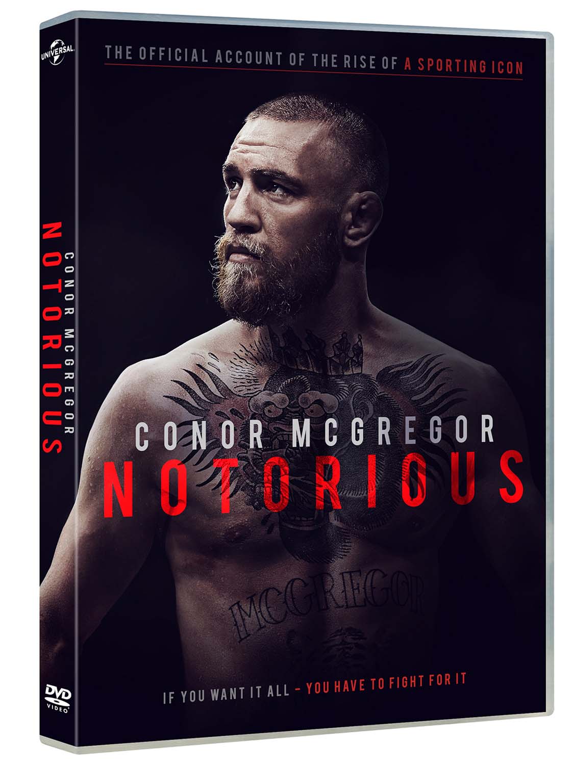 CONOR MCGREGOR: NOTORIUS (DVD) CONOR MCGREGOR: NOTORIUS (DVD)