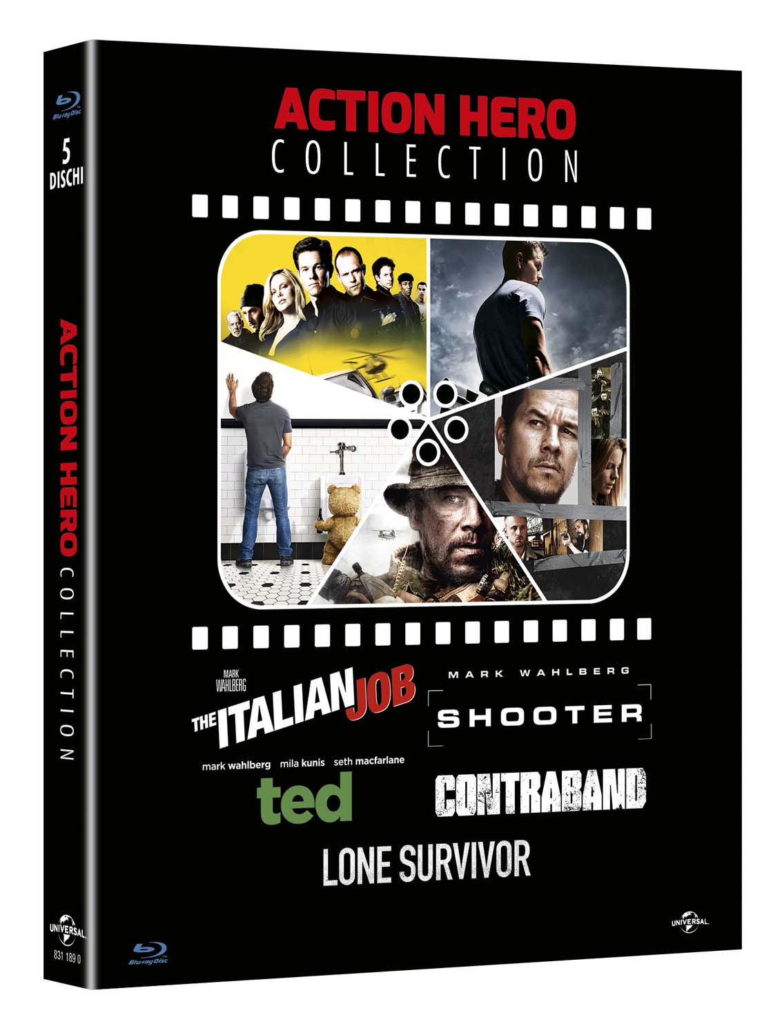 COF.ACTION HERO COLLECTION (5 BR) THE ITALIAN JOB - SHOOTER - TE