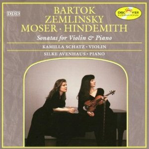 BARTOK ZEMLINSKY MOSER: SUONATA PER VIOL (CD) - Click Image to Close