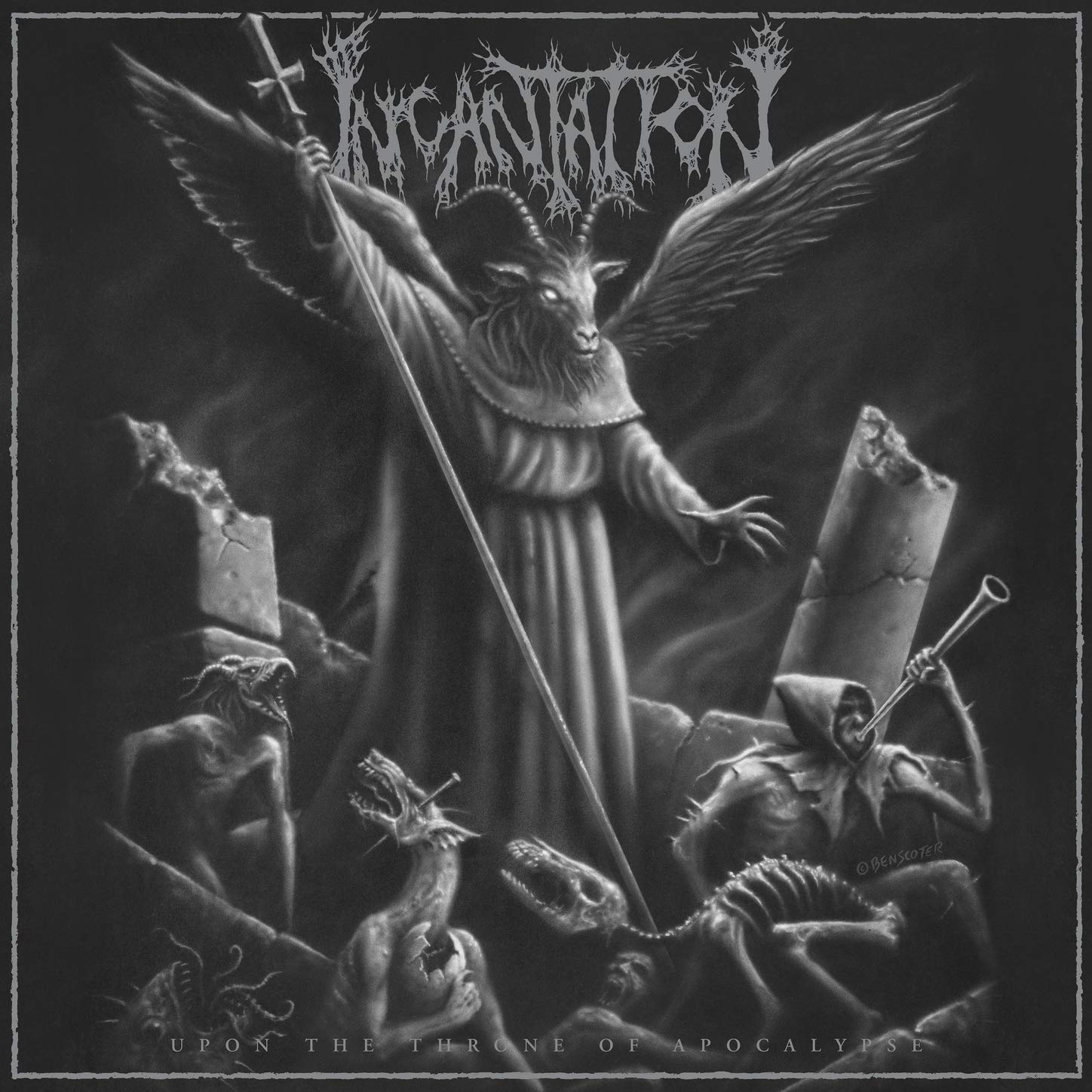 INCANTATION - UPON THE THRONE OF APOCALYPSE (CD) INCANTATION - UPON THE THRONE OF APOCALYPSE (CD)