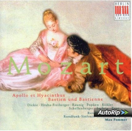 MOZART: APOLLO ET HYACINTHUS BASTIEN UND CLASSICA (CD) MOZART: APOLLO ET HYACINTHUS BASTIEN UND CLASSICA (CD)