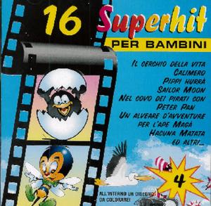 16 SUPERHIT PER BAMBINI VOL.4 (CD) - Clicca l'immagine per chiudere