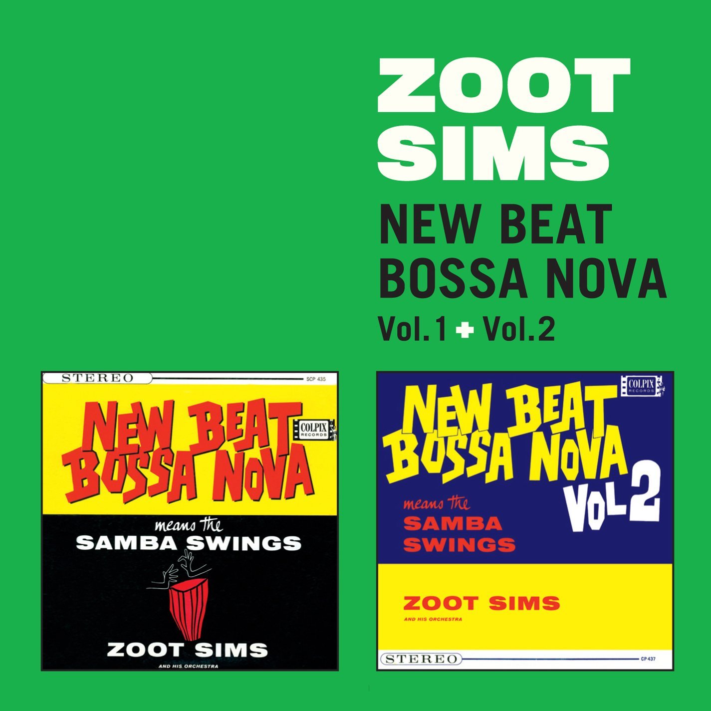 ZOOT SIMS - NEW BEAT BOSSA NOVA VOL 1 & 2 (CD)