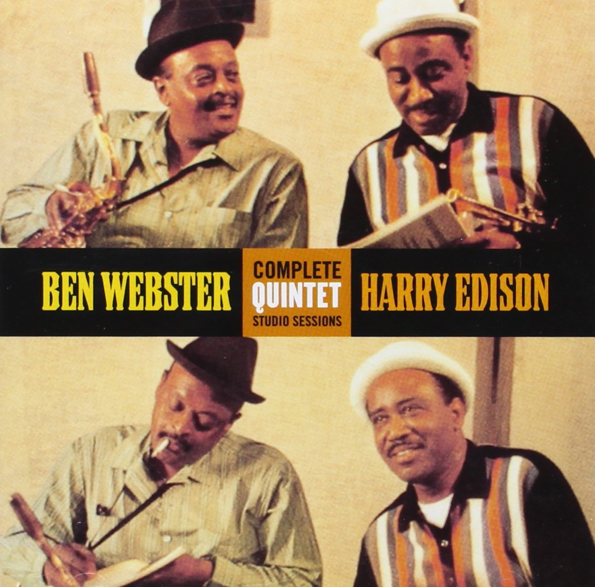 BEN WEBSTER - HARRY EDISON COMPLETE QUINTET STUDIO SESSIONS (C - Clicca l'immagine per chiudere