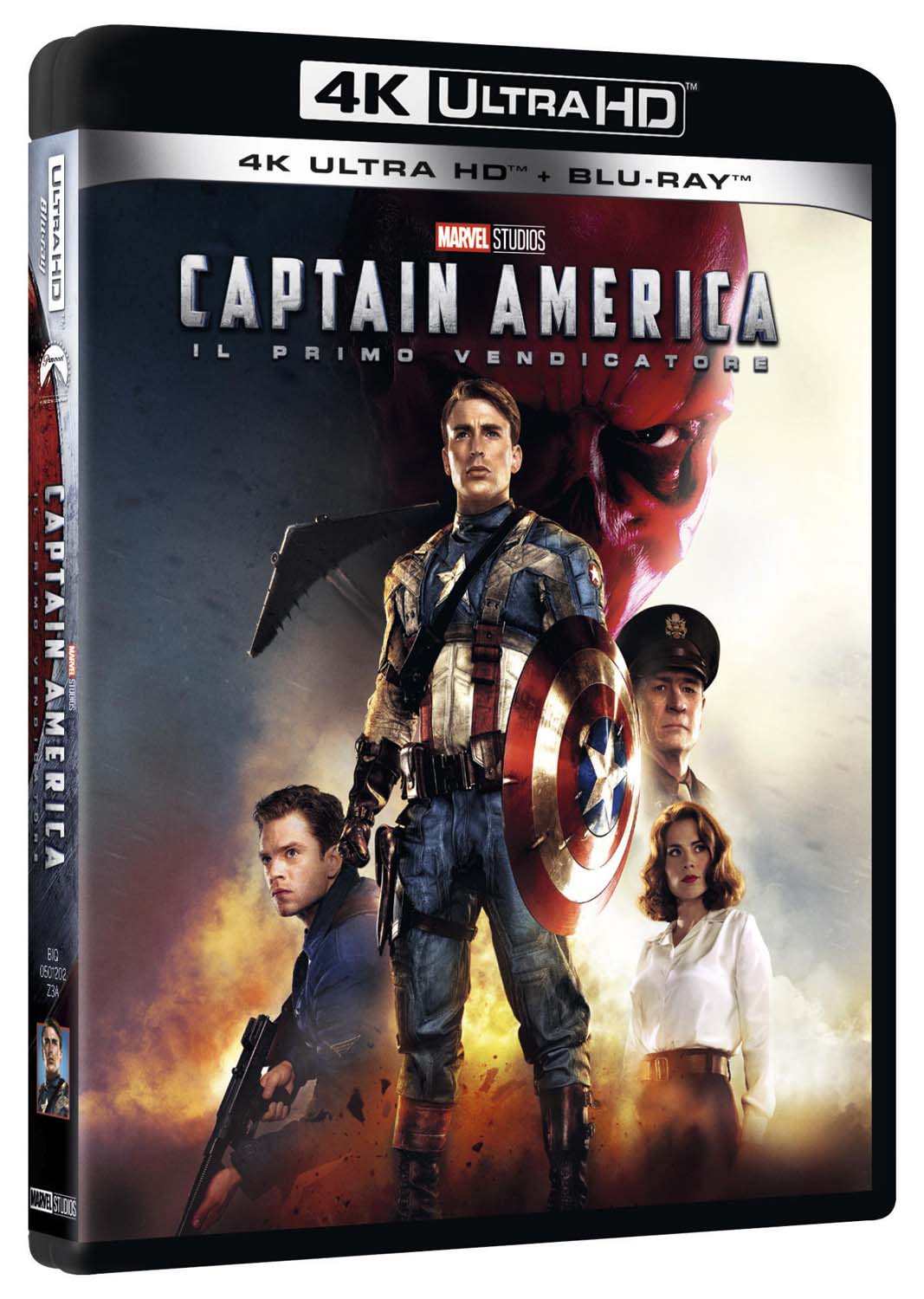 CAPTAIN AMERICA (BLU-RAY 4K ULTRA HD+BLU-RAY) - Click Image to Close