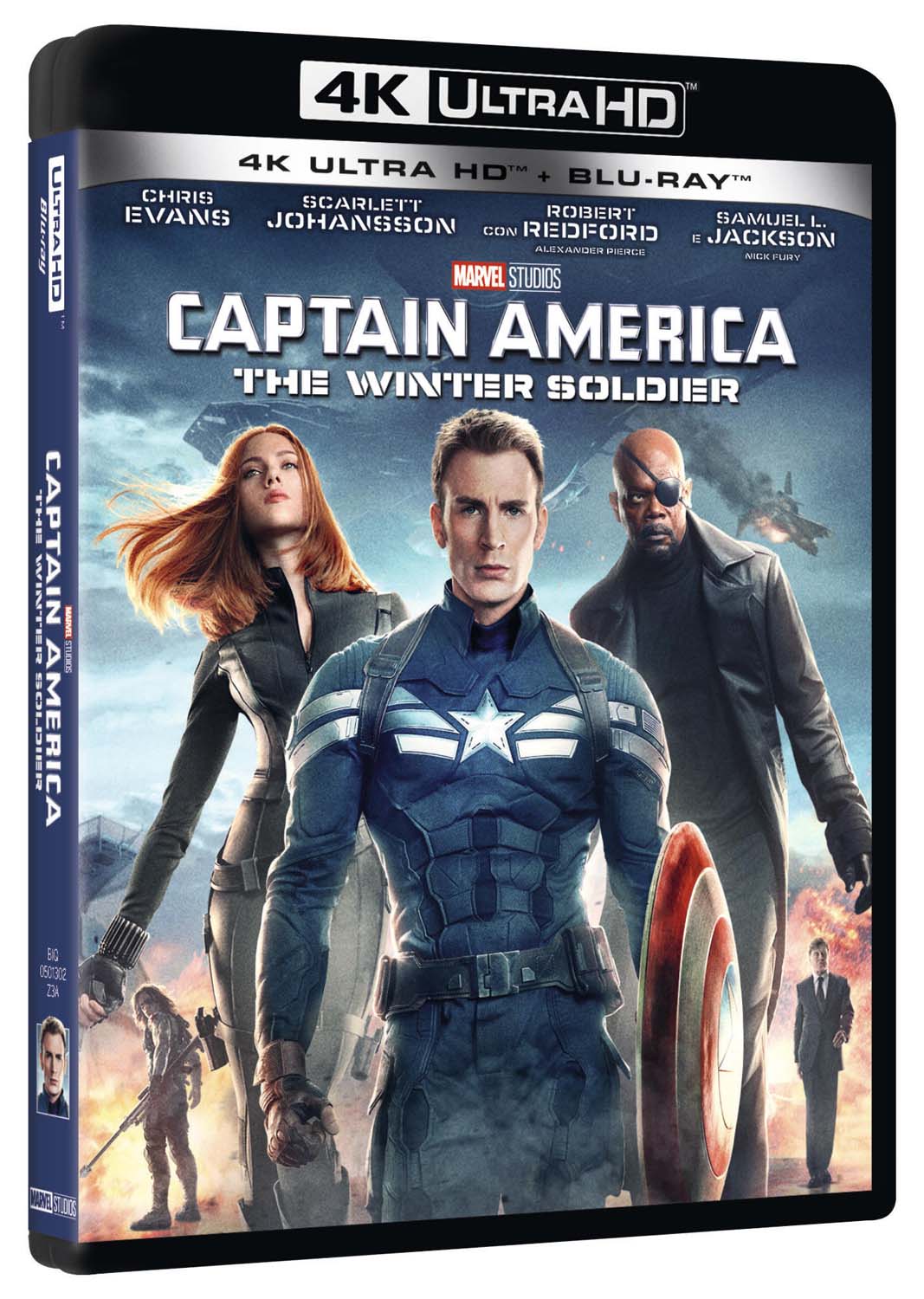 CAPTAIN AMERICA - THE WINTER SOLDIER (BLU-RAY 4K ULTRA HD+BLU-RA