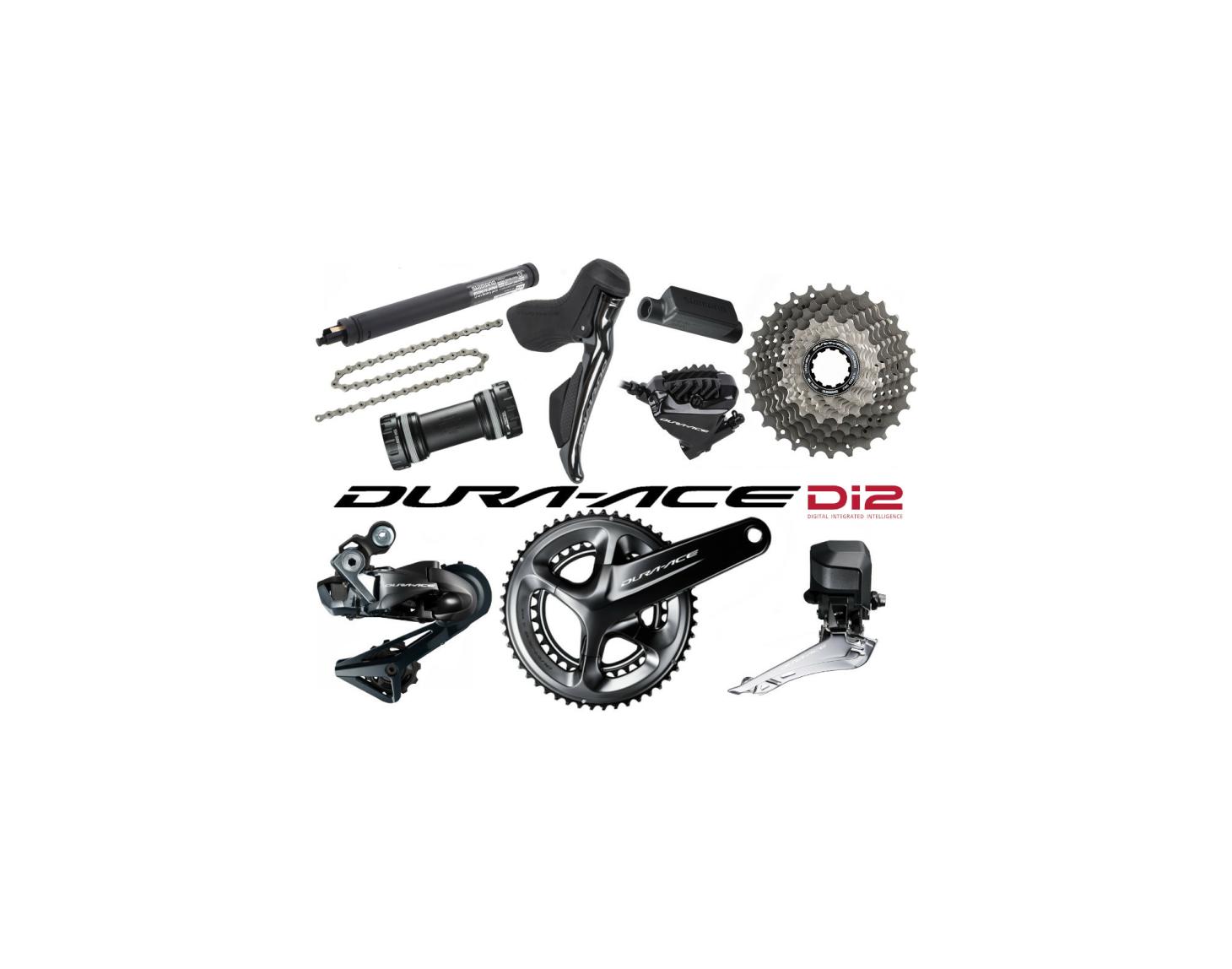 Shimano Dura Ace Di2 Disc Gruppe mit Wattmessung