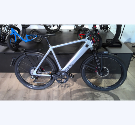 Stromer ST5 Graphite Sport Federgabel, Gepäckträger