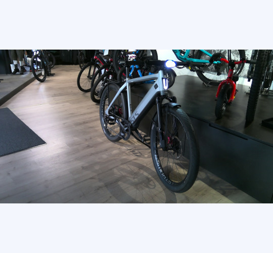 Stromer ST5 Graphite Sport Federgabel, Gepäckträger