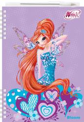 Zápisník s 3D efektem A5 Winx club