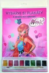 Winx Club fashion Vybarvi si plakát