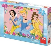 DINO Puzzle Rozkvetlé princezny 48 dílků