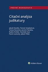 Citační analýza judikatury - Jakub Harašta