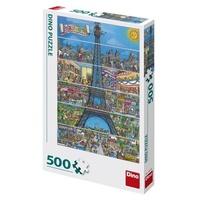 DINO Puzzle Eiffelova věž 500 dílků
