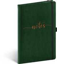 Presco Notes Samet Typo, linkovaný, 13 × 21 cm