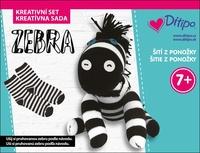 Ditipo Kreativní set Šití z ponožky Zebra 21 x 16 x 4 cm věk