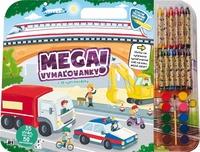 Mega omalovánkový set Doprava