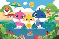 TREFL Puzzle Baby Shark s rodinou na dovolené 60 dílků