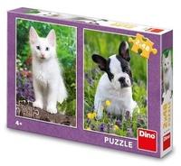 BULDOČEK A KOTĚ 2x48 Puzzle
