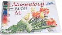 Bobo sešit Akvarelový blok A4 čistý 20 listů
