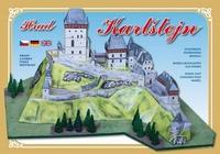Hrad Karlštejn stavebnice papírového modelu
