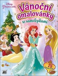 Vánoční omalovánky Princezna