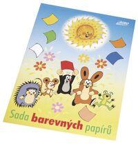 Sada barevných papírů KRTEK