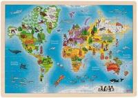 GOKI Dřevěné puzzle Náš svět 192 dílků