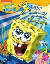 SpongeBob Mega omalovánky a aktivity Život je pohoda