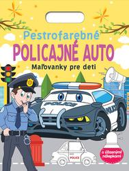 Pestrofarebné policajné auto