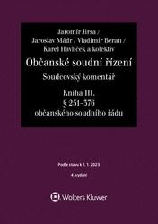 Občanské soudní řízení Soudcovský komentář Kniha III.