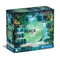 CLEMENTONI Peace puzzle: Zurčení vody 500 dílků