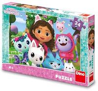 DINO Puzzle Gábinin kouzelný domek 24 dílků