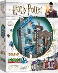 WREBBIT 3D puzzle Harry Potter: Obchod s hůlkami pana Olivandera a Scribbulus 295 dílků