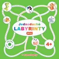 Jednoduché labyrinty Zelený sešit/zošit