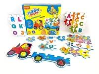Zvukové puzzle Písmenkový traktor