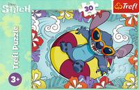 TREFL Puzzle Lilo&Stitch: Na prázdninách 30 dílků