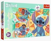 TREFL Puzzle Lilo&Stitch: Šťastný den MAXI 24 dílků