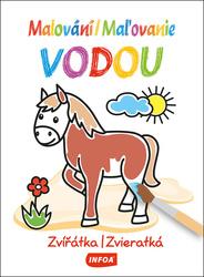 Malování/Maľovanie vodou Zvířátka/Zvieratká