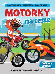 Motorky na ceste panoráma