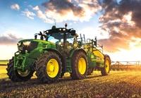 Diamantové malování Traktor John Deere na poli 30x40cm