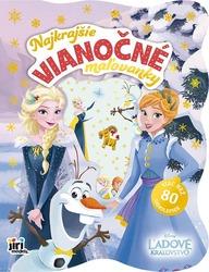 Najkrajšie vianočné maľovanky so samolepkami Ľadové kráľovstvo